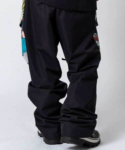 inhabitant(インハビタント)ニーパッチ ベルトループ スノーパンツ