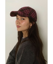 ALEXIA STAM | Plaid Cap /チェック柄キャップ(キャップ)