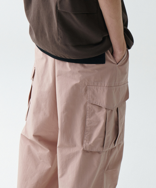 MUSINSA STANDARD（ムシンサスタンダード）の「[シティレジャー] NP ワイドベルト付きカーゴパンツ [デザートピンク]（その他パンツ・メンズ・その他・40/38/42/36/34/32/30/31/33/26/27/28/29）」の8枚目の写真