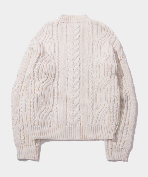 PLACE STUDIO（プレイススタジオ）の「クワベギビッグPLCロゴセミクロップラウンドネックスウェットニット[グレー]（ニット/セーター・レディース・グレー・FREE）」の4枚目の写真