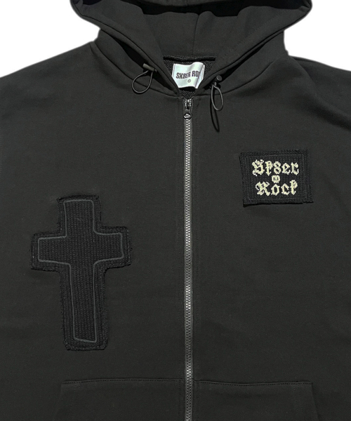 セール】Neo Sweat Hood Zip-Up Vest ((black))（ベスト）｜SK8ER ROCK