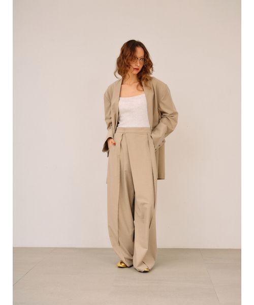 null.（ヌル）の「カットオフデザインパンツ（その他パンツ・レディース・ベージュ/ネイビー・38/36）」の18枚目の写真