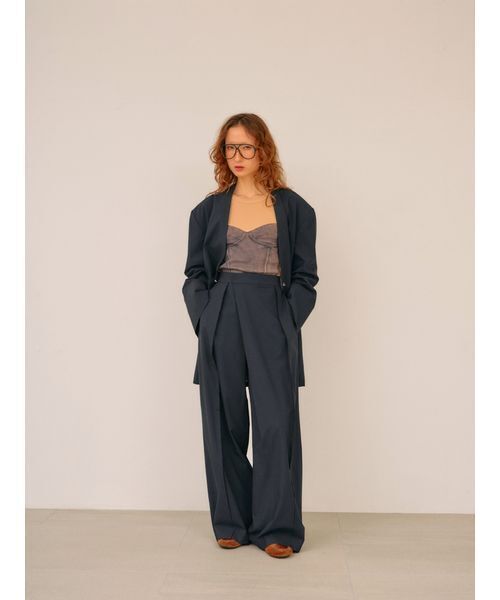 null.（ヌル）の「カットオフデザインパンツ（その他パンツ・レディース・ベージュ/ネイビー・38/36）」の20枚目の写真