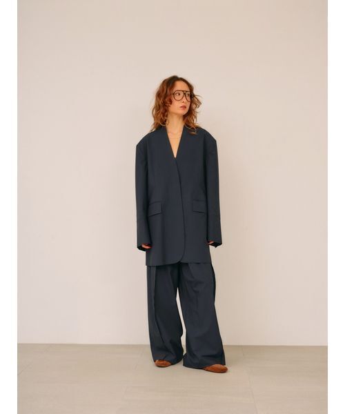 null.（ヌル）の「カットオフデザインパンツ（その他パンツ・レディース・ベージュ/ネイビー・38/36）」の21枚目の写真