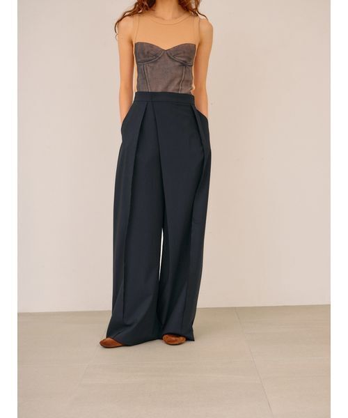 null.（ヌル）の「カットオフデザインパンツ（その他パンツ・レディース・ベージュ/ネイビー・38/36）」の13枚目の写真