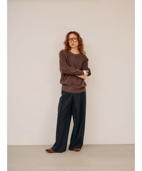 null.（ヌル）の「カットオフデザインパンツ（その他パンツ・レディース・ベージュ/ネイビー・38/36）」の5枚目の写真