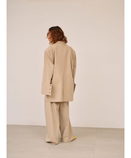 null.（ヌル）の「カットオフデザインパンツ（その他パンツ・レディース・ベージュ/ネイビー・38/36）」の7枚目の写真