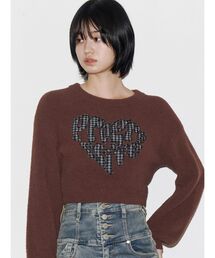 EMODA | クレーピングパッチシャギーニット(ニット/セーター)