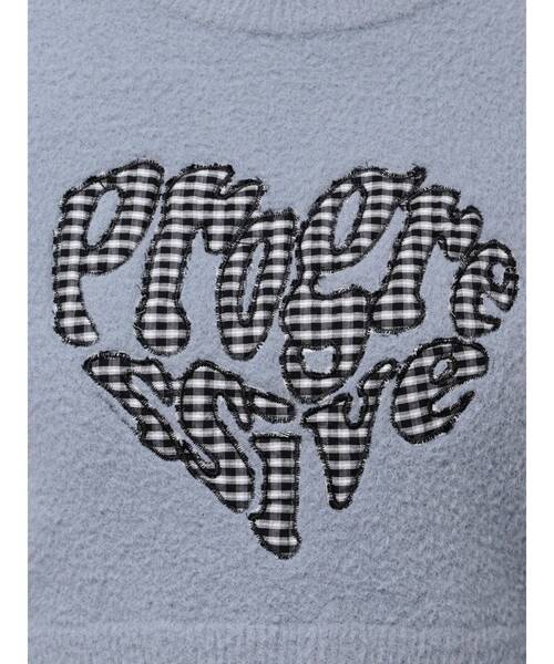 EMODA(エモダ)の「クレーピングパッチシャギーニット(ニット/セーター・レディース・ブラック/ブルー/ブラウン/ホワイト・FREE)」の14枚目の写真