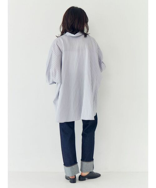 Ungrid（アングリッド）の「スリーブデザインルーズシャツ（シャツ/ブラウス・レディース・パープル/オフホワイト/イエロー・FREE）」の15枚目の写真