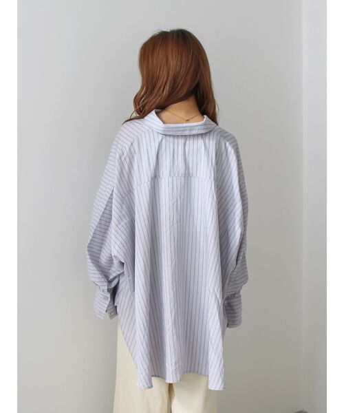 Ungrid（アングリッド）の「スリーブデザインルーズシャツ（シャツ/ブラウス・レディース・パープル/オフホワイト/イエロー・FREE）」の21枚目の写真