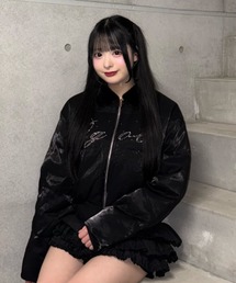 Lae（レイ）の「ラインストーンフェイクファーカラージャケット（テーラードジャケット）」