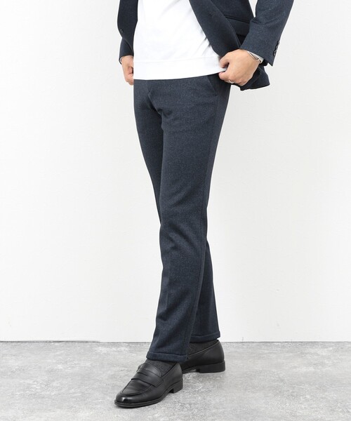 Stutostein Nolley's(シュテットシュタインノーリーズ)の「《ビジカジ/セットアップ対応》CORDURA 裏起毛ストレッチパンツ 25AW(その他パンツ・メンズ・チャコールグレー/ネイビー・M/L/XL/S)」の4枚目の写真