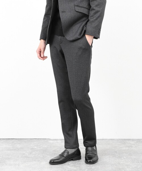 Stutostein Nolley's(シュテットシュタインノーリーズ)の「《ビジカジ/セットアップ対応》CORDURA 裏起毛ストレッチパンツ 25AW(その他パンツ・メンズ・チャコールグレー/ネイビー・M/L/XL/S)」の17枚目の写真