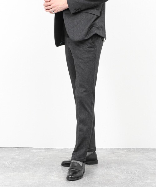 Stutostein Nolley's(シュテットシュタインノーリーズ)の「《ビジカジ/セットアップ対応》CORDURA 裏起毛ストレッチパンツ 25AW(その他パンツ・メンズ・チャコールグレー/ネイビー・M/L/XL/S)」の19枚目の写真