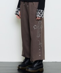 EV GLITTER PRINTED TRAINING PANTS