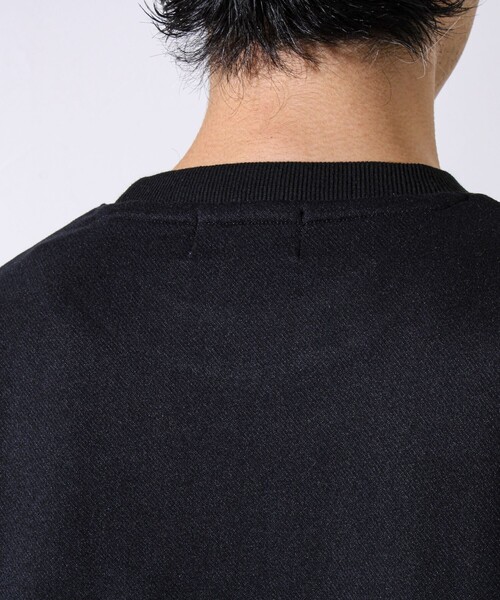 GLOSTER（グロスター）の「【GOODNESS WEAR】ソフトタッチ裏起毛クルーネックスウェット（スウェット・メンズ・ブラック/グレイッシュベージュ/パープル・S/M/L）」の15枚目の写真