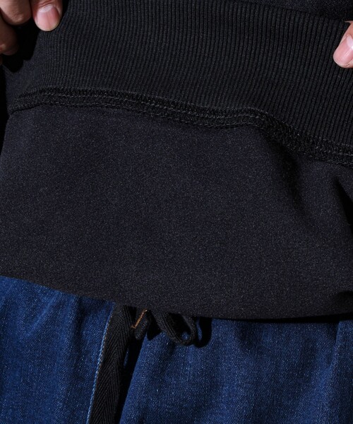 GLOSTER（グロスター）の「【GOODNESS WEAR】ソフトタッチ裏起毛クルーネックスウェット（スウェット・メンズ・ブラック/グレイッシュベージュ/パープル・S/M/L）」の17枚目の写真