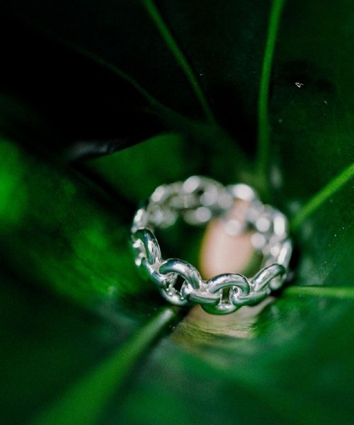 LIDNM（リドム）の「Llife RIPPLE CHAIN RING（リング・メンズ・シルバー・#18/#16/#14）」の2枚目の写真