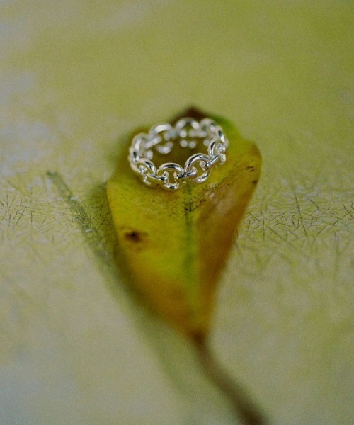LIDNM（リドム）の「Llife RIPPLE CHAIN RING（リング・メンズ・シルバー・#18/#16/#14）」の6枚目の写真