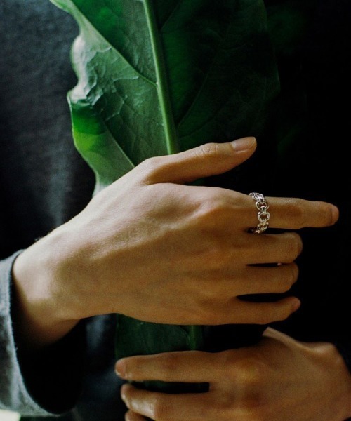 LIDNM（リドム）の「Llife RIPPLE CHAIN RING（リング・メンズ・シルバー・#18/#16/#14）」の11枚目の写真