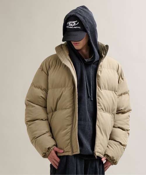 CALIFORNIA OUTFITTERS(カリフォルニア アウトフィッターズ)の「11C11 ダブルジップ 中綿パデッド ジャケット(ダウンジャケット/コート・メンズ・ブラック/カーキ/グレー・FREE)」の3枚目の写真
