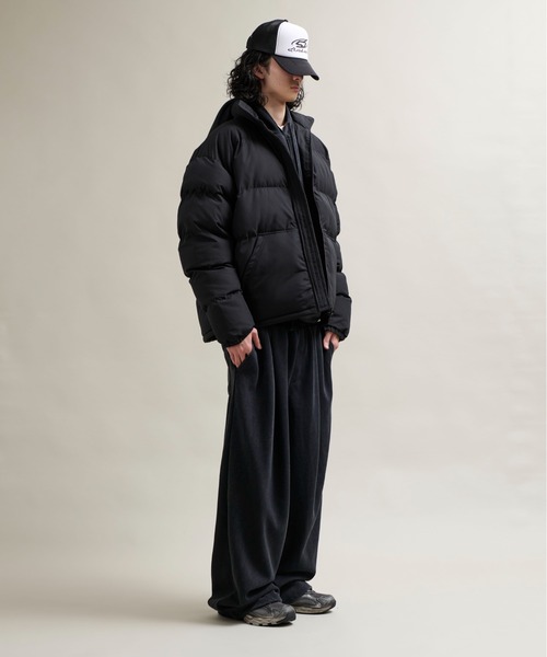 CALIFORNIA OUTFITTERS(カリフォルニア アウトフィッターズ)の「11C11 ダブルジップ 中綿パデッド ジャケット(ダウンジャケット/コート・メンズ・ブラック/カーキ/グレー・FREE)」の17枚目の写真