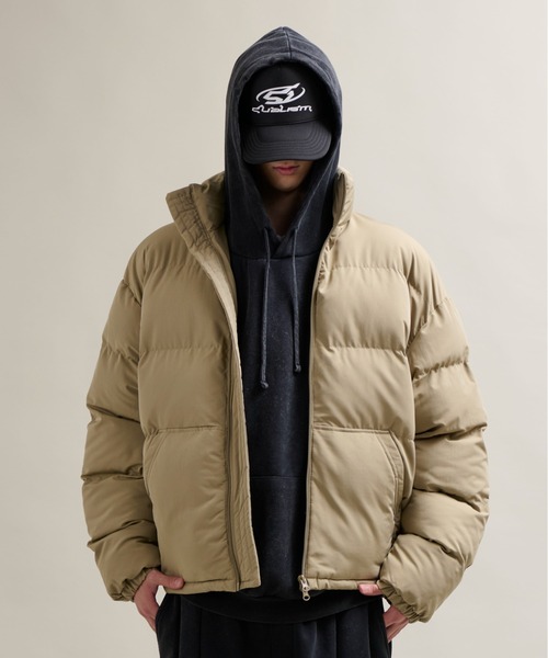 CALIFORNIA OUTFITTERS(カリフォルニア アウトフィッターズ)の「11C11 ダブルジップ 中綿パデッド ジャケット(ダウンジャケット/コート・メンズ・ブラック/カーキ/グレー・FREE)」の7枚目の写真