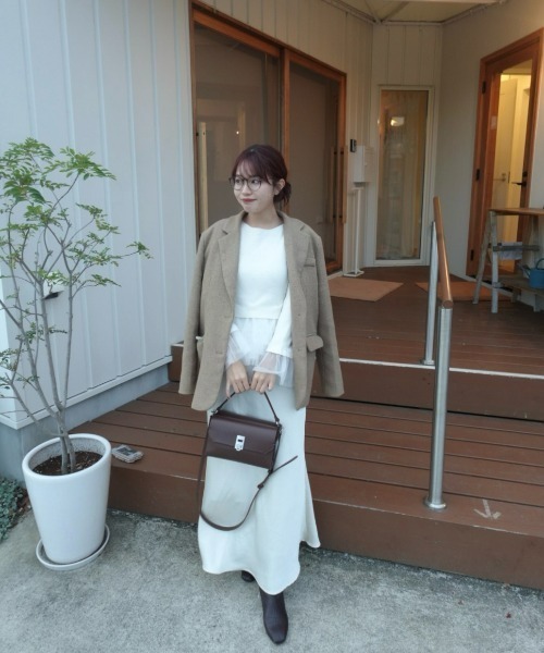 31 Sons de mode(トランテアン ソン ドゥ モード)の「ZOZO限定 2wayチュールフレア袖リブニット(ニット/セーター・レディース・ピンク/ブラック/アイボリー・フリ-)」の9枚目の写真