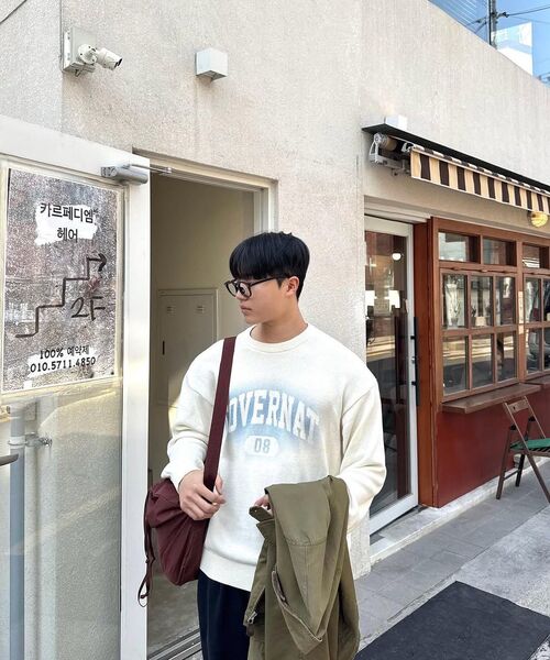 COVERNAT(カバーナット)の「スプレーアーチロゴクルーネックニットチャコール(ニット/セーター・レディース・その他・X-LARGE/SMALL/MEDIUM/LARGE)」の8枚目の写真
