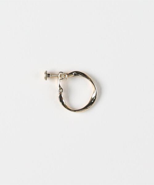 Right-on（ライトオン）の「Right-on Basic(ライトオンベーシック)【レディース】ネジレフープピアス（ピアス（両耳用）・レディース・ゴールド/シルバー・ONE SIZE）」の7枚目の写真