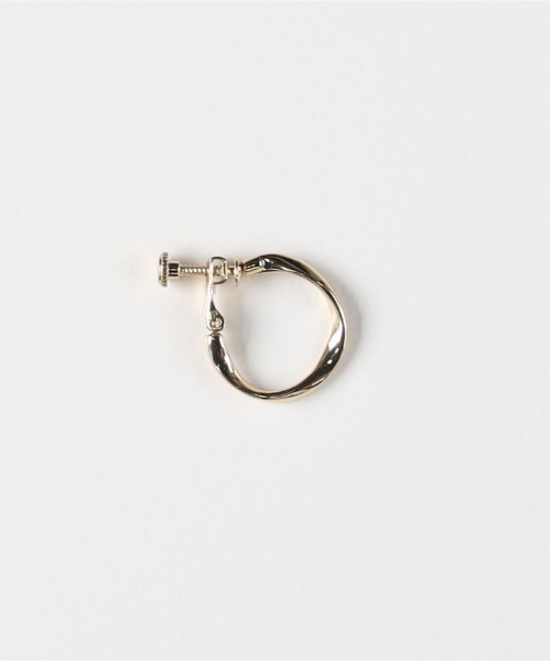 Right-on（ライトオン）の「Right-on Basic(ライトオンベーシック)【レディース】ネジレフープピアス（ピアス（両耳用）・レディース・ゴールド/シルバー・ONE SIZE）」の4枚目の写真