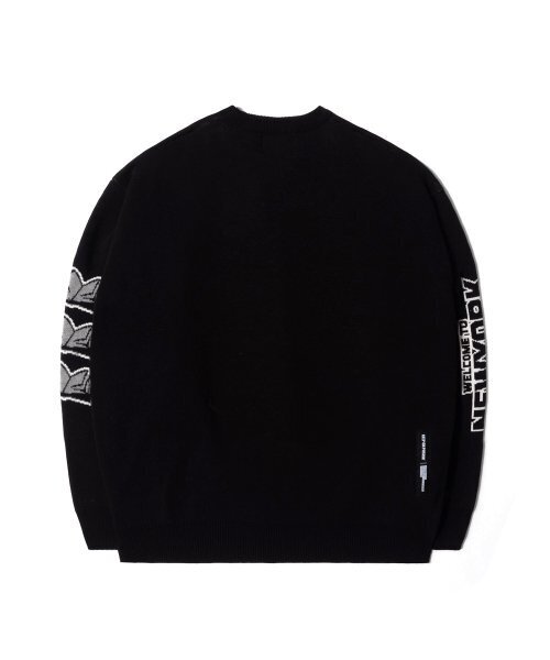 QT8 GARMENTS(キューティーエイトガーメント)の「GB Cat of Liberty Jacquard Sweater (Black)(ニット/セーター・レディース・その他・MEDIUM/LARGE/X-LARGE)」の3枚目の写真