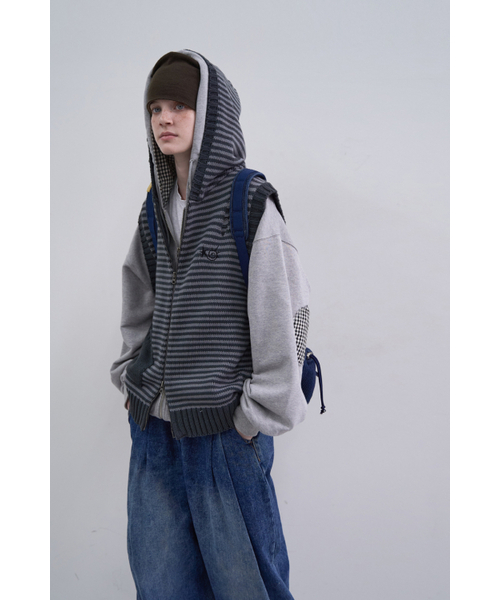 MAINBOOTH(メインブース)の「Lilo Knit Vest(CHARCOAL)(ベスト・レディース・その他・2/3)」の7枚目の写真