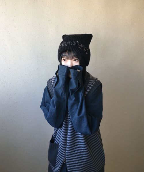 MAINBOOTH(メインブース)の「Lilo Knit Vest(CHARCOAL)(ベスト・レディース・その他・2/3)」の2枚目の写真