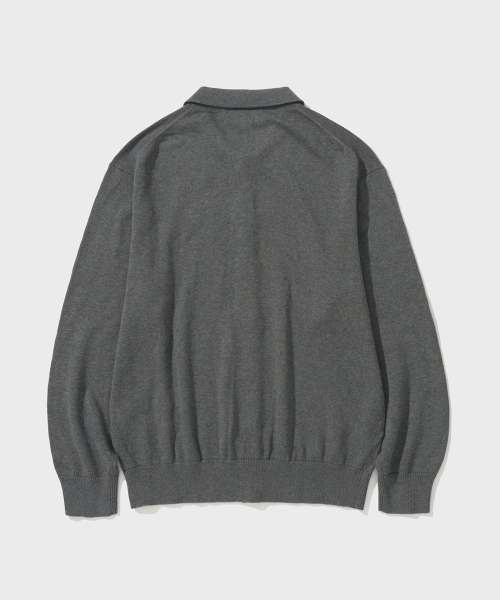 SHIRTER(シャーター)の「COTTON CASHMERE CARDIGAN (M/GREY)(カーディガン/ボレロ・メンズ・その他・SMALL/MEDIUM/LARGE)」の2枚目の写真