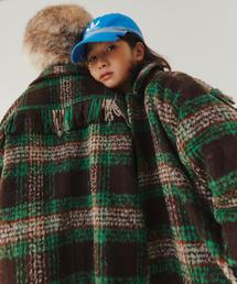 FRISE（フリゼ）の「フリンジコート_チェック_キッズ（チェスターコート）」