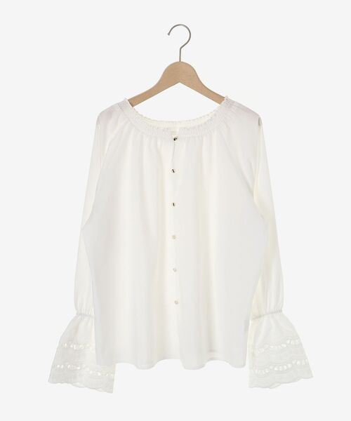 【NEW】ルクールブラン（le．coeur blanc）/2WAYキャンディースリーブブラウス セール】2WAYキャンディースリーブブラウス（シャツ/ブラウス）｜le