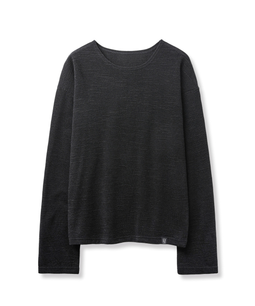 LXT（エルエックスティー）の「ソフトクロップニットロングスリーブ[ブラック]（Tシャツ/カットソー・メンズ・その他・LARGE/X-LARGE）」の8枚目の写真