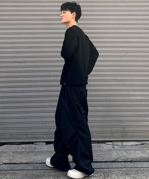 LXT（エルエックスティー）の「ソフトクロップニットロングスリーブ[ブラック]（Tシャツ/カットソー・メンズ・その他・LARGE/X-LARGE）」の7枚目の写真