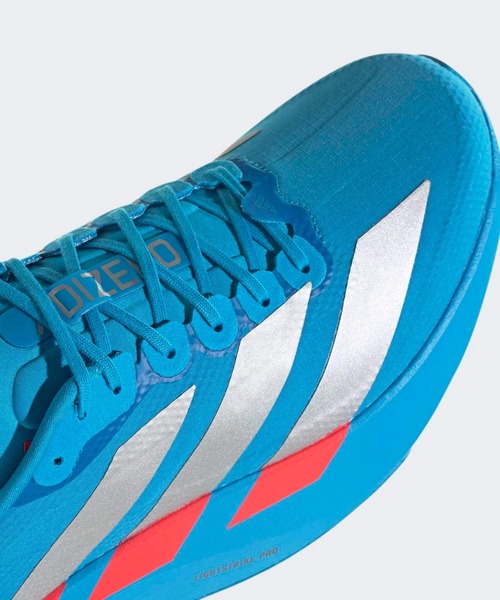 adidas(アディダス)の「アディゼロ EVO SL ウーブン / Adizero EVO SL WOVEN W / ランニングシューズ / アディダス adidas(スニーカー・レディース・ブルー/ブラック/ホワイト×ブラック/ホワイト×シルバー・25.0cm/24.5cm/24.0cm/23.5cm/23.0cm/22.5cm/22.0cm/26.0cm/25.5cm)」の10枚目の写真