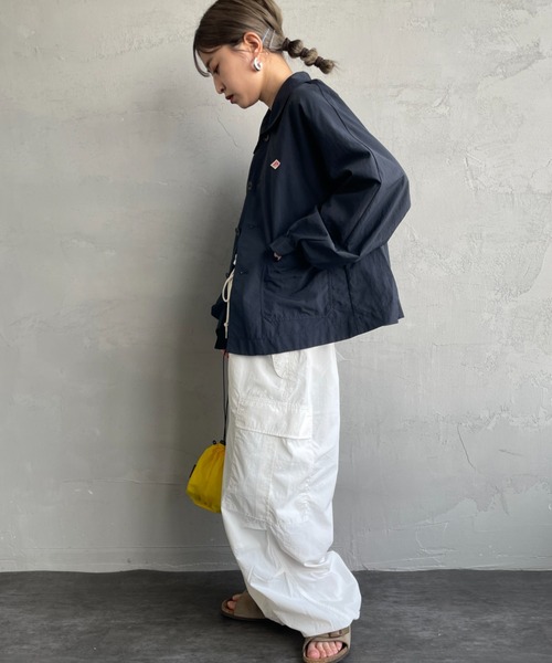DANTON（ダントン）の「[DANTON/ダントン] ドルマンスリーブ ナイロンステンカラージャケット（その他アウター・レディース・ネイビー/グレイッシュベージュ・38/36）」の10枚目の写真