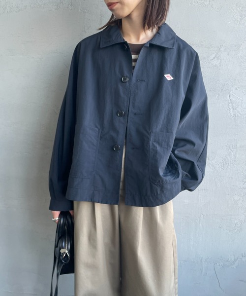 DANTON（ダントン）の「[DANTON/ダントン] ドルマンスリーブ ナイロンステンカラージャケット（その他アウター・レディース・ネイビー/グレイッシュベージュ・38/36）」の16枚目の写真