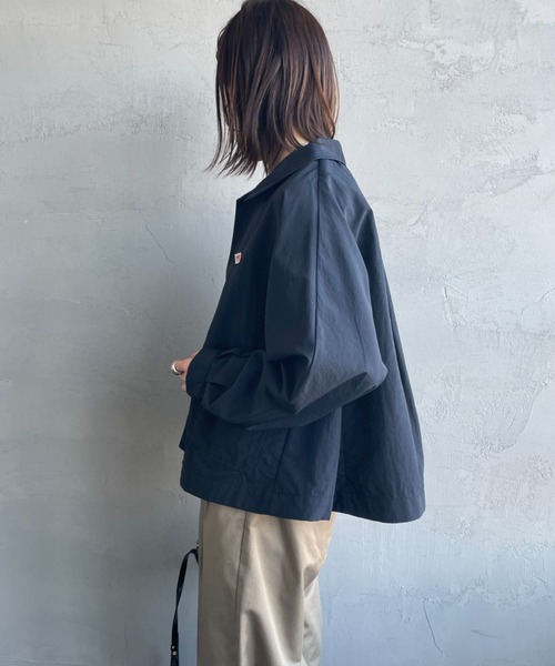 DANTON（ダントン）の「[DANTON/ダントン] ドルマンスリーブ ナイロンステンカラージャケット（その他アウター・レディース・ネイビー/グレイッシュベージュ・38/36）」の17枚目の写真