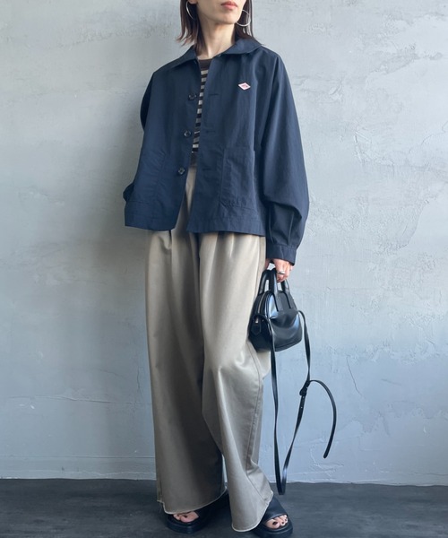 DANTON（ダントン）の「[DANTON/ダントン] ドルマンスリーブ ナイロンステンカラージャケット（その他アウター・レディース・ネイビー/グレイッシュベージュ・38/36）」の19枚目の写真