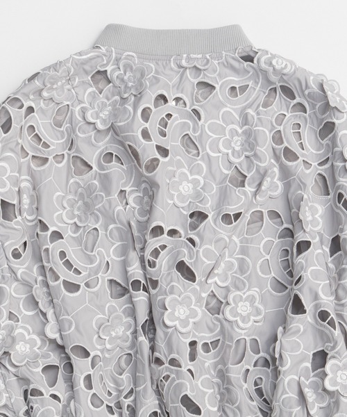 MAISON SPECIAL（メゾンスペシャル）の「Cut-Off Flower MA-1/カットオフフラワーMA-1（MA-1・レディース・ブルー/グレー/ブラック・FREE）」の18枚目の写真