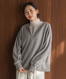 ニットコーデュロイカットソー≪手洗い可能≫