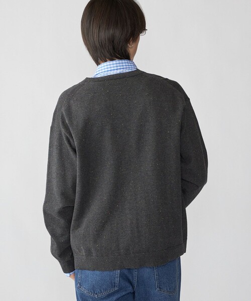 City Ambient Products(シティアンビエントプロダクツ)の「City Ambient Products: カラー ネップ クルーネック カーディガン(カーディガン/ボレロ・メンズ・ブラウン/ダークグレー/ネイビー・SMALL/MEDIUM/LARGE)」の7枚目の写真
