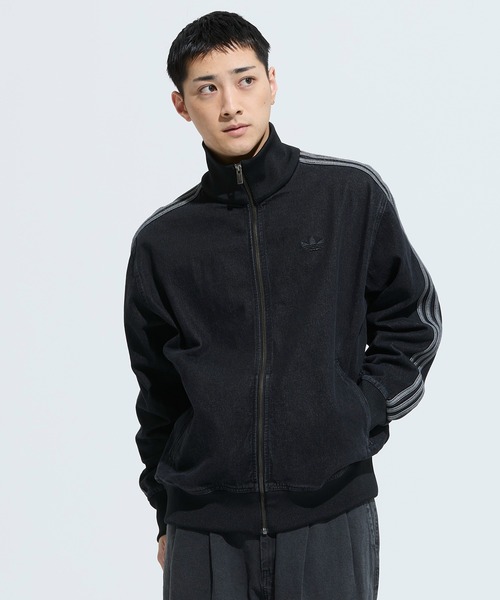 【5XLサイズ】adidas デニム ファイヤーバード トラックトップ ブラック ファイヤーバード トラックトップ デニム / ジャージ / トラック