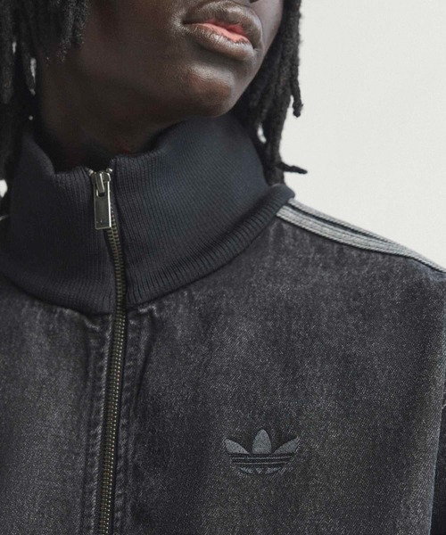 adidas（アディダス）の「アディカラー デニム フファイヤーバード トラックトップ / ジャージ / アディダスオリジナルス adidas Originals（ジャージ・メンズ・ブラック・3XL/XX-LARGE/X-SMALL/X-LARGE/SMALL/MEDIUM/LARGE）」の2枚目の写真